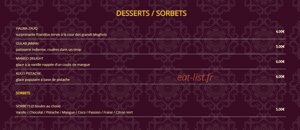 Le zauq — carte page 4
