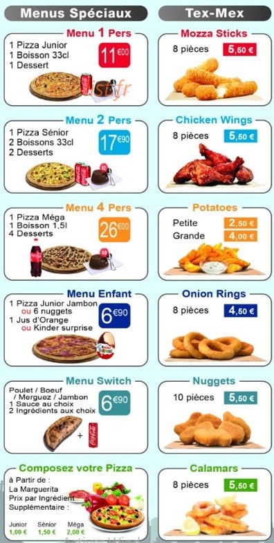 Pizza Manhattan — carte page 4