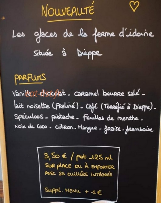 Carte et menu de La Bagelerie de Camille à Etrepagny — Les parfums