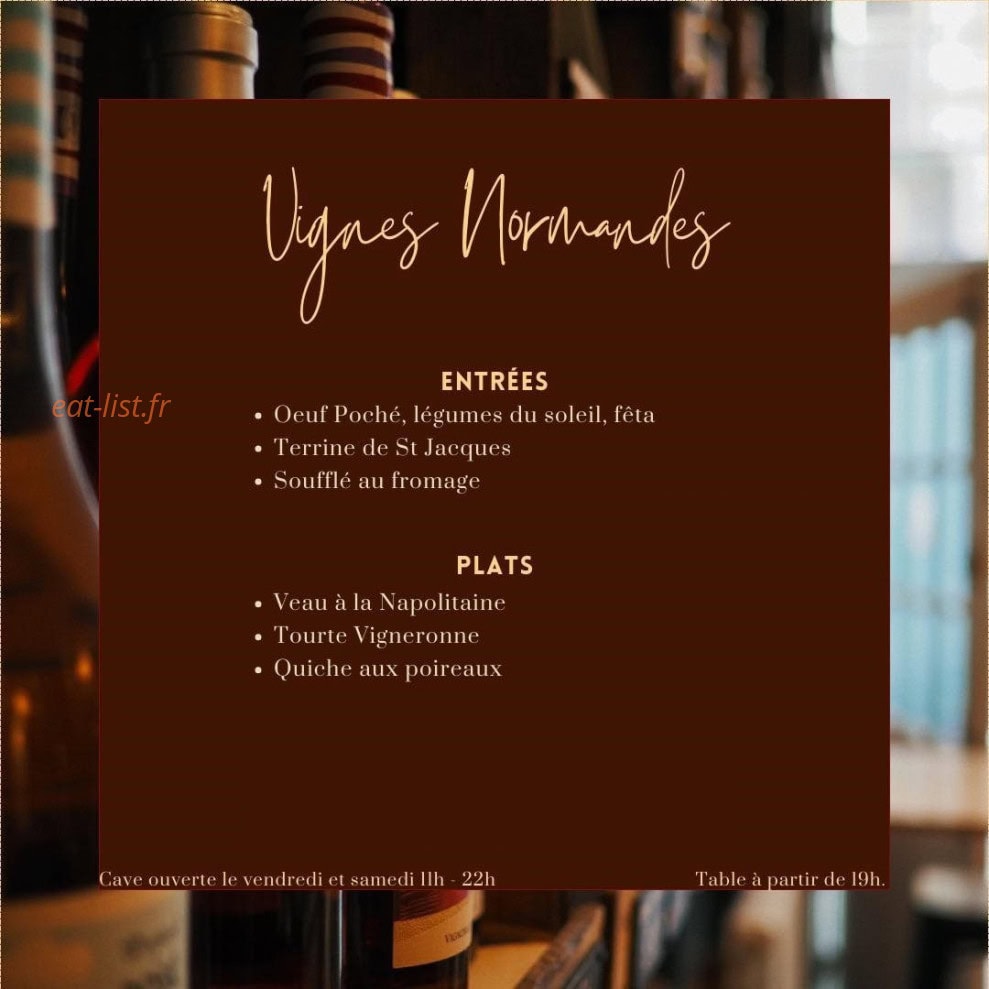 Vignes Normandes — carte page 1