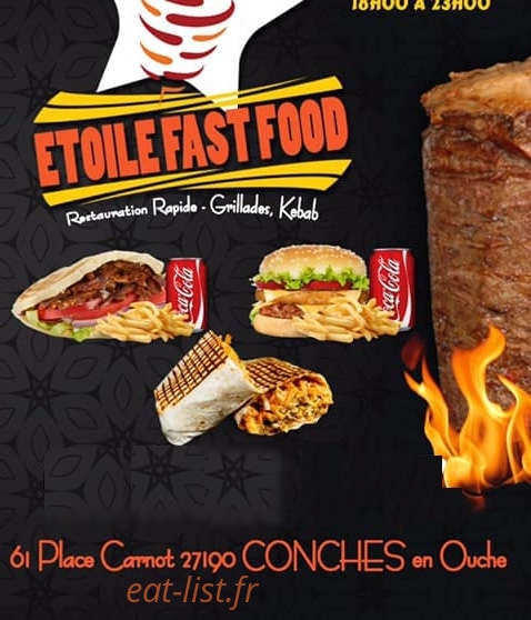 Kebab Étoile Fast Food — carte page 1