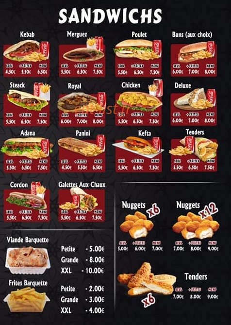 Kebab Étoile Fast Food — carte page 2