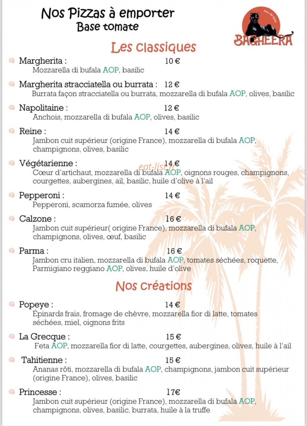 Bagheera — carte page 2