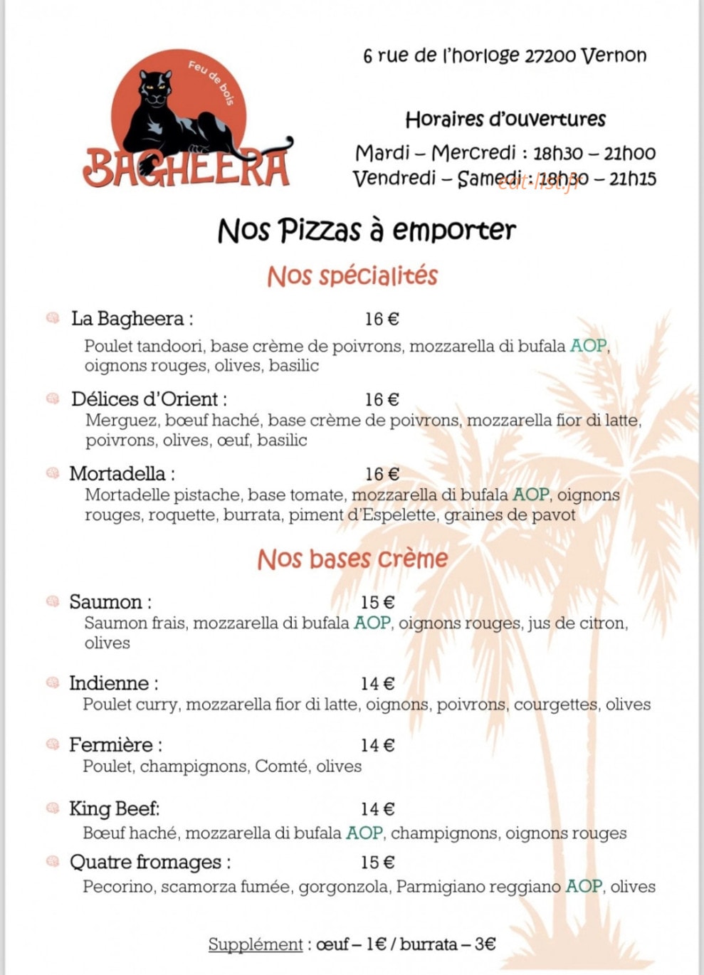 Bagheera — carte page 1