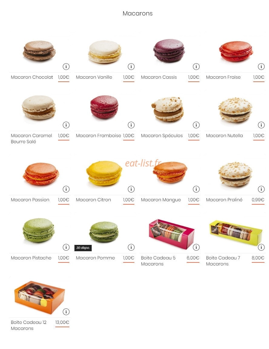 Boulangerie bosquet — carte page 5