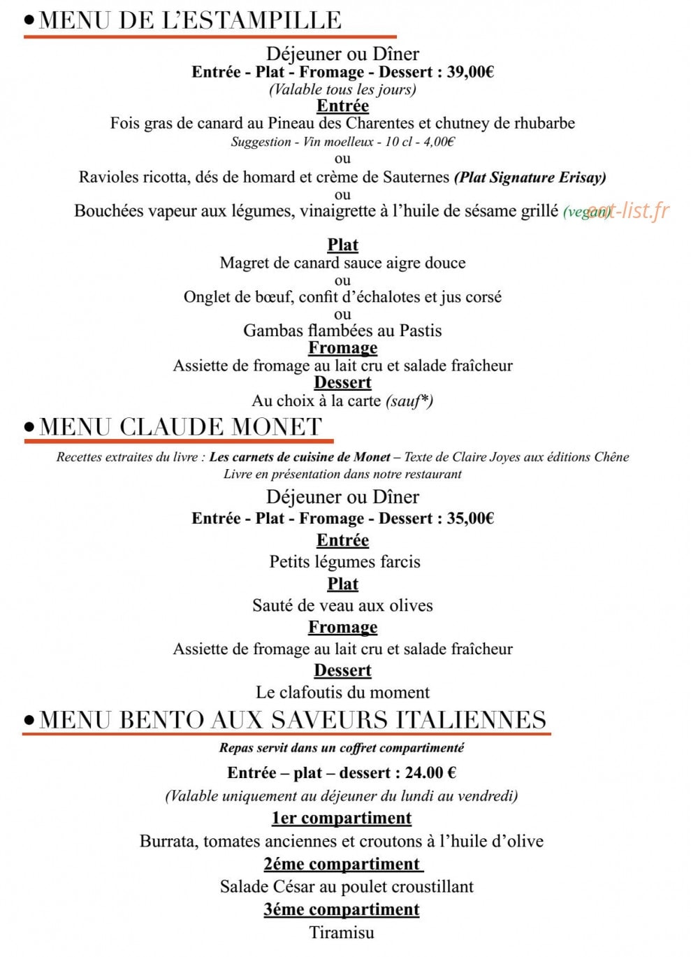 L'estampille — carte page 3