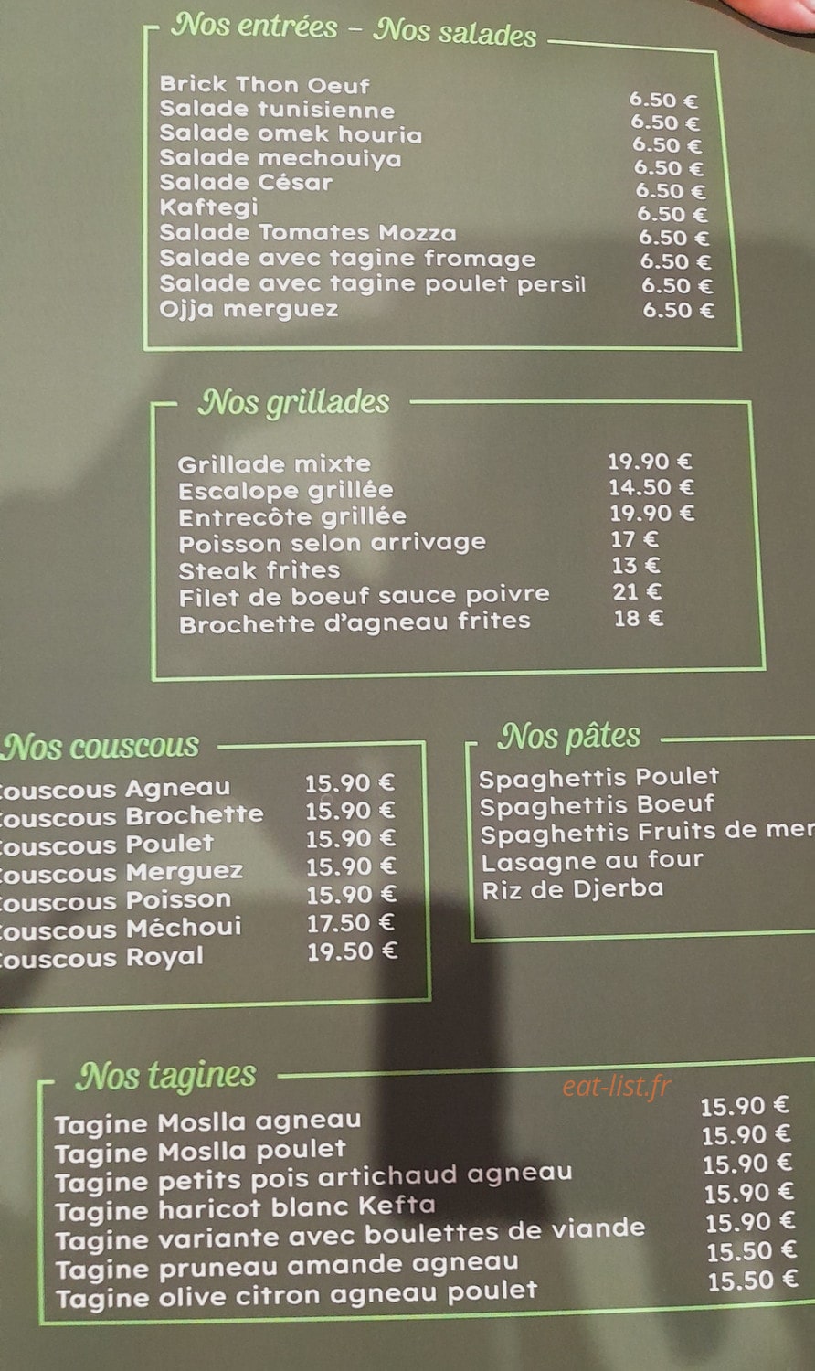 L'Olivier — carte page 1