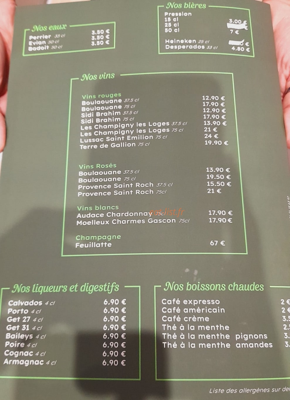 L'Olivier — carte page 2