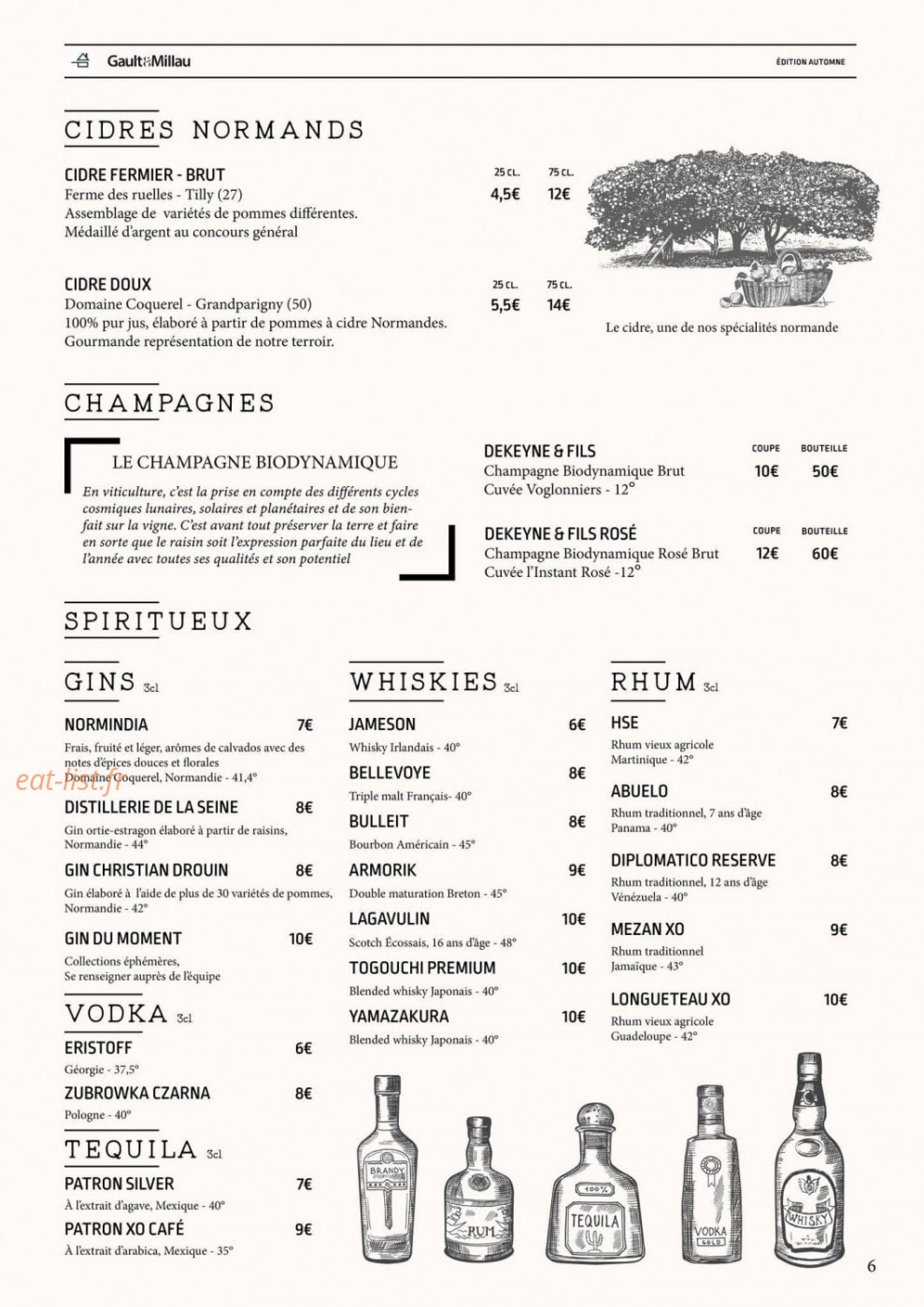 La Belle Équipe — carte page 5
