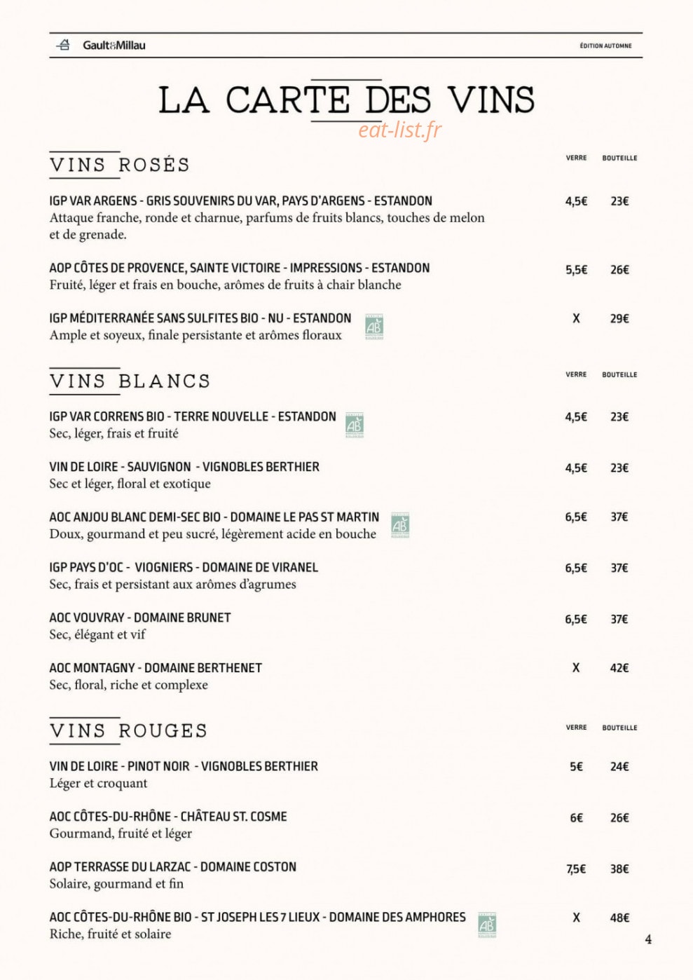 La Belle Équipe — carte page 3