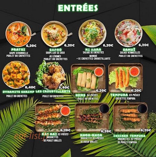 Le bangkok — carte page 1