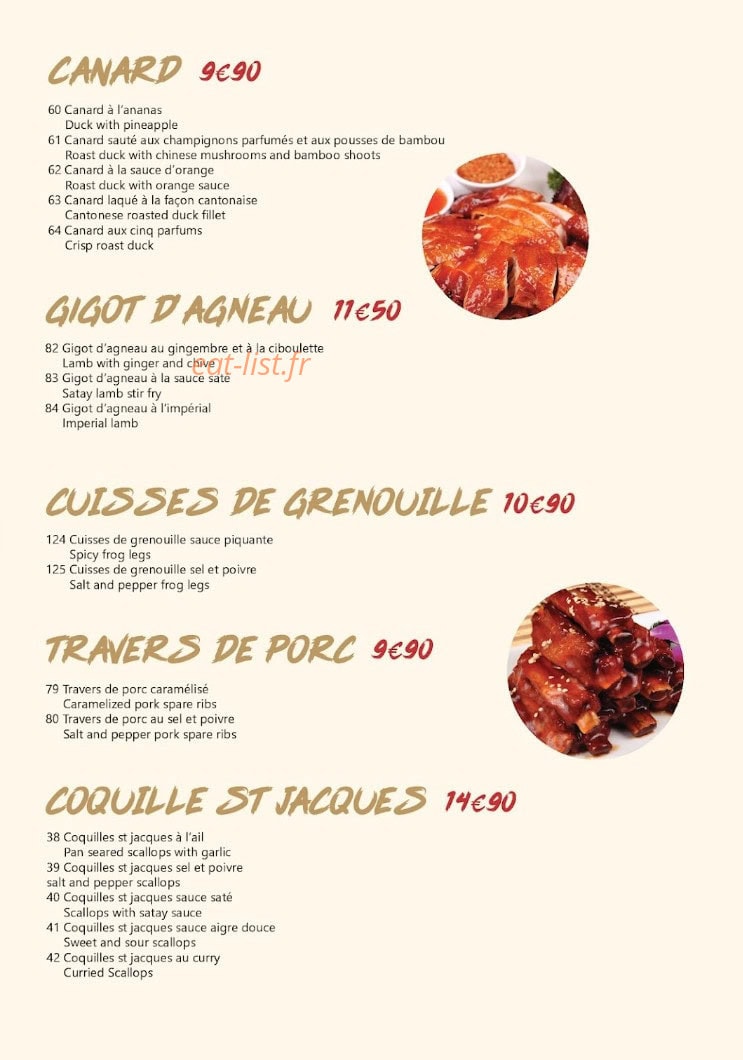 Parc de Chine — carte page 6