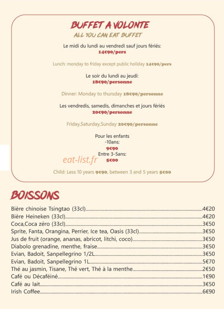 Parc de Chine — carte page 8