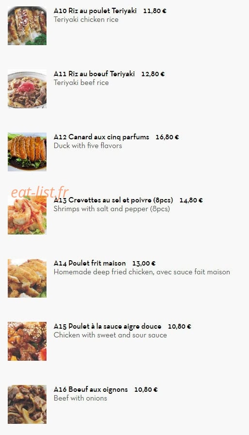 Sushi Wang — carte page 4