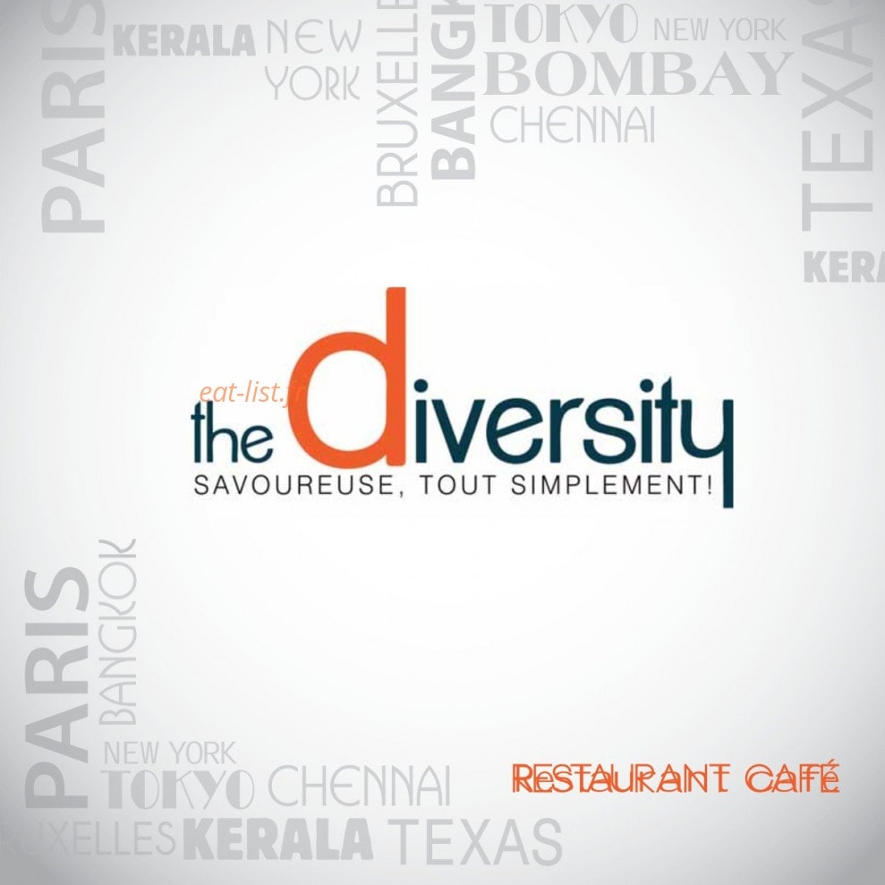 The Diversity Cuisine — carte page 1