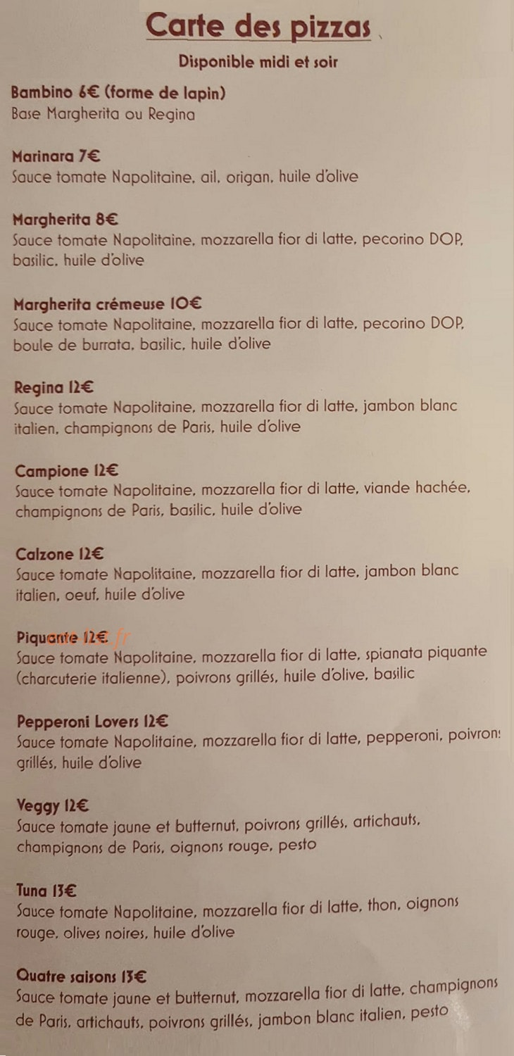 Una pizza di napoli — carte page 1