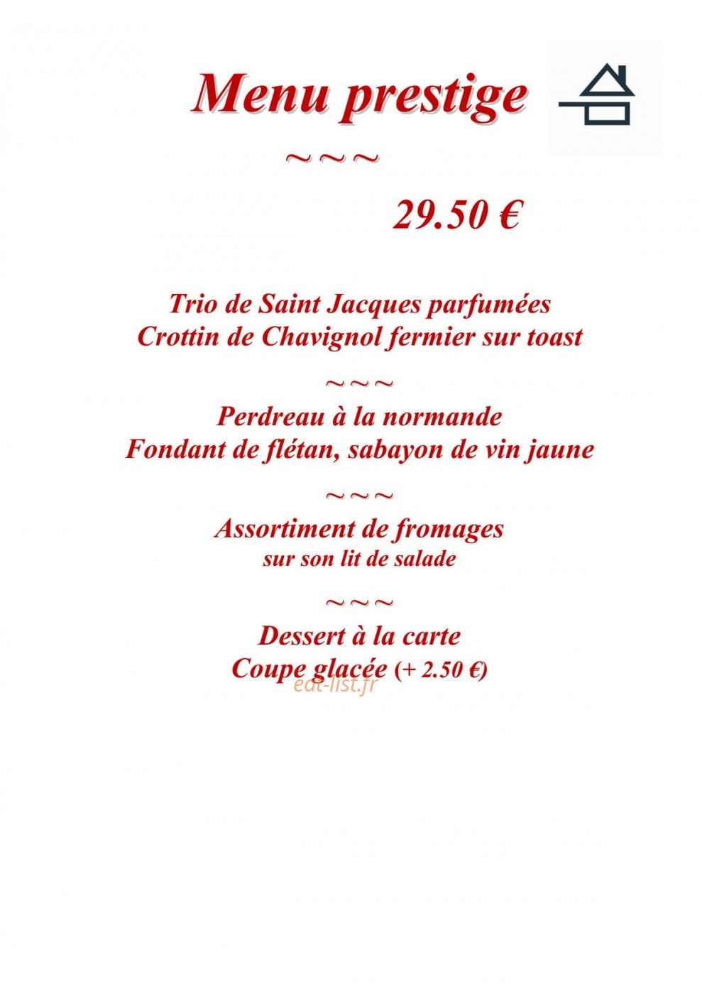 Le Clos Saint André — carte page 1