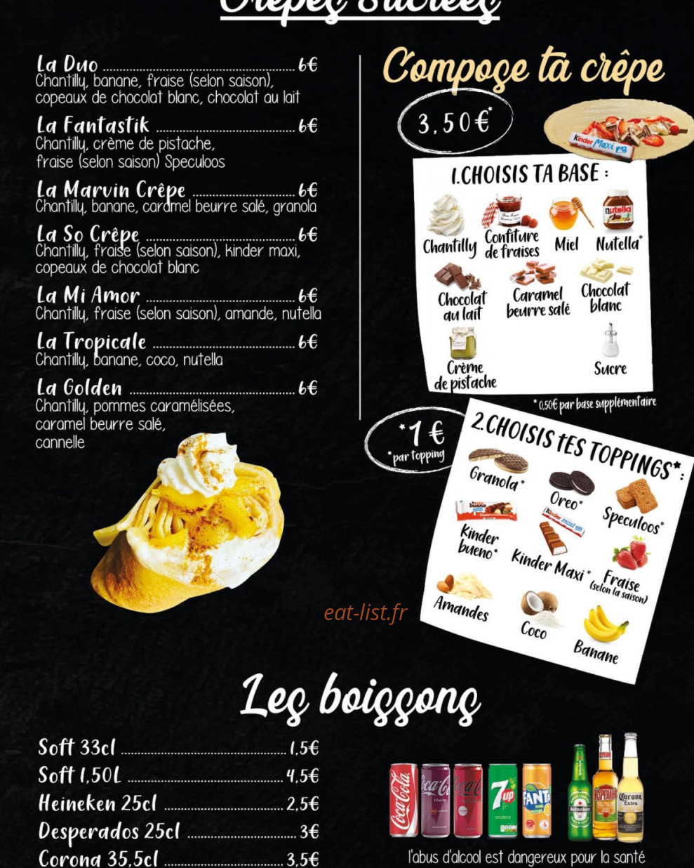 Marvin Crêpes — carte page 4
