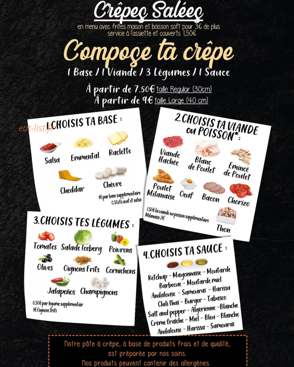 Marvin Crêpes — carte page 5