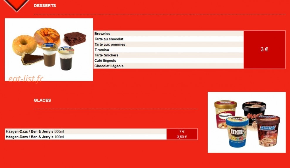 Pizzaland — carte page 3