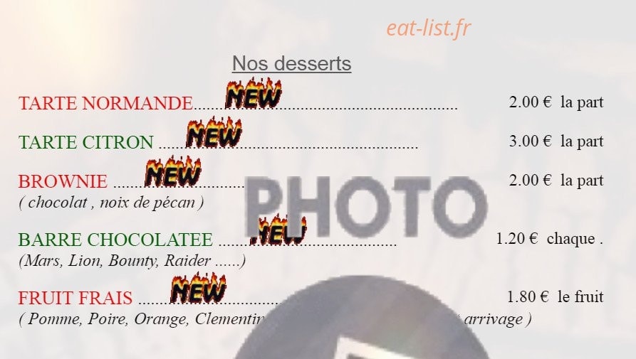 Pizzas Sato — carte page 4