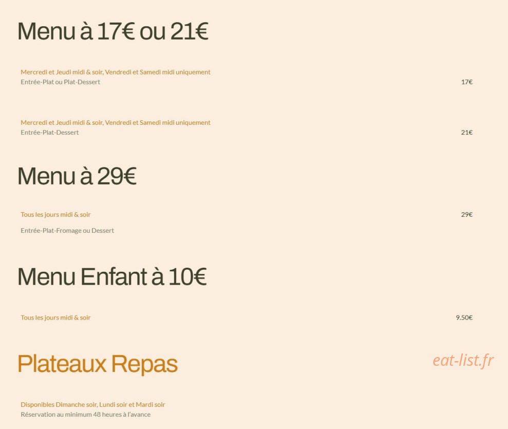 L'Escale de Broglie — carte page 1