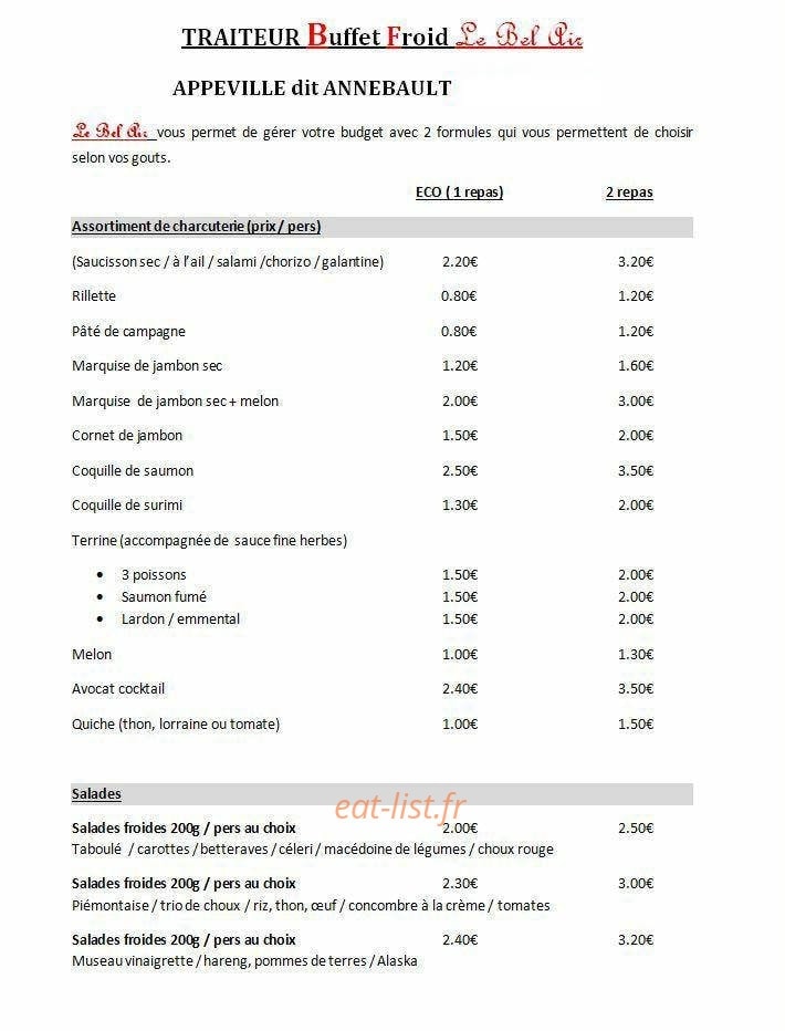 Le Bel Air — carte page 4