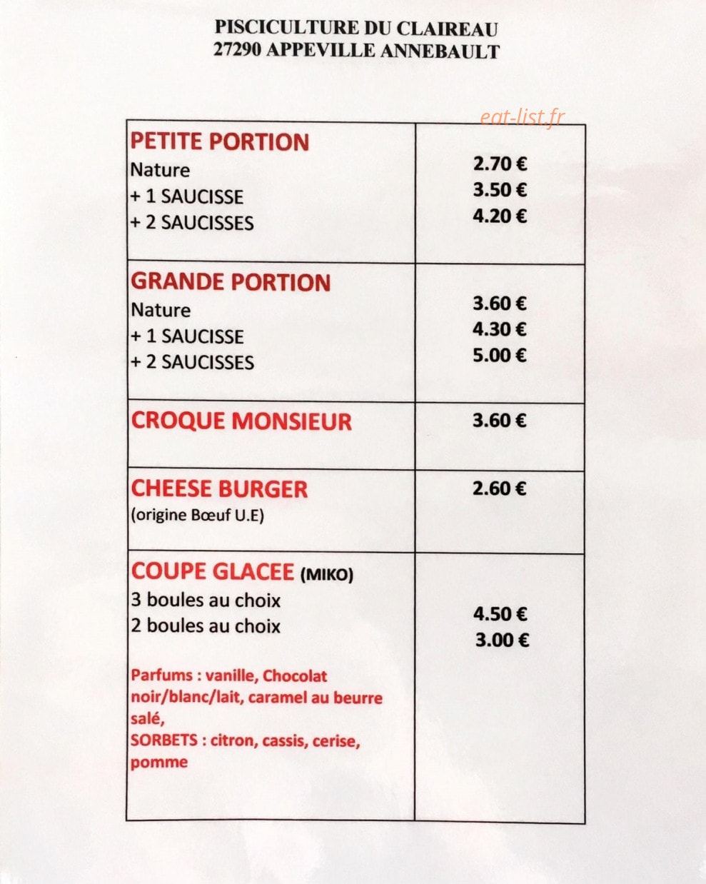 Le Claireau — carte page 1