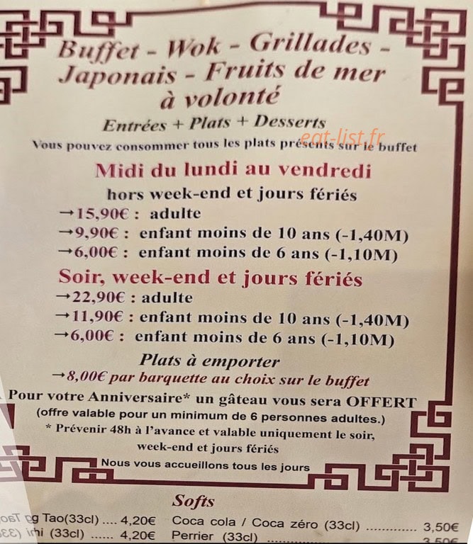 Bienvenue — carte page 1