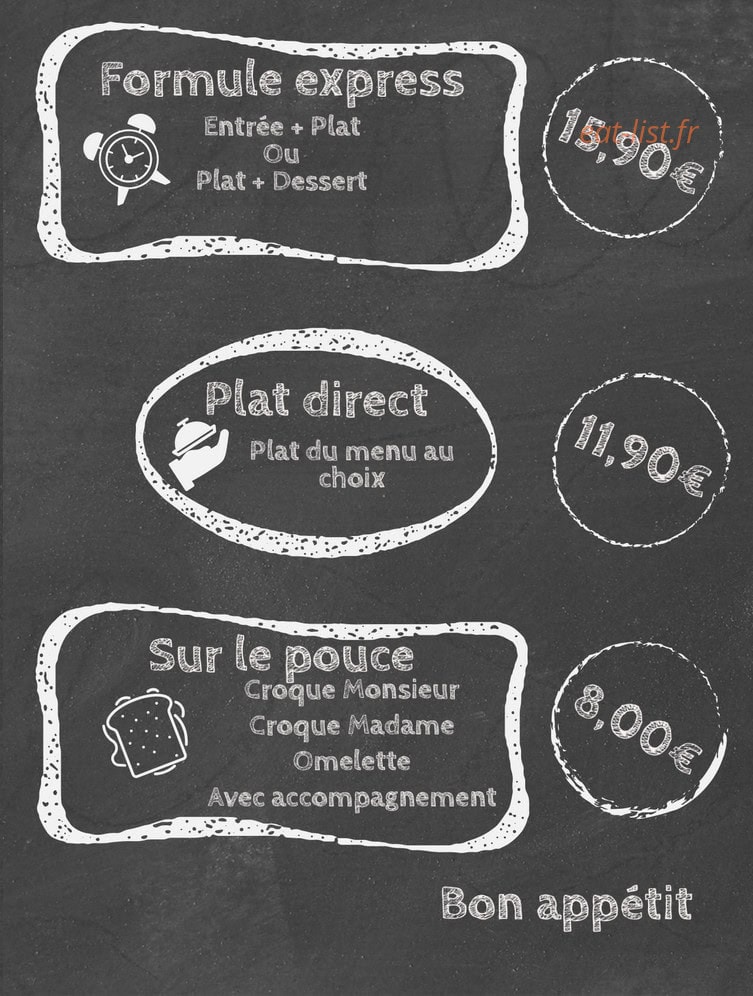 Café de la Gare — carte page 4
