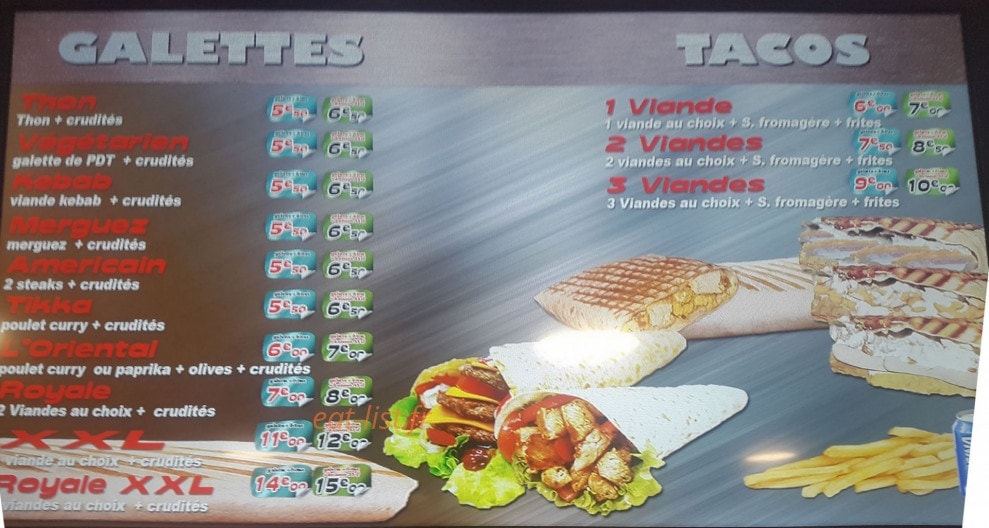 Delice kebab — carte page 7