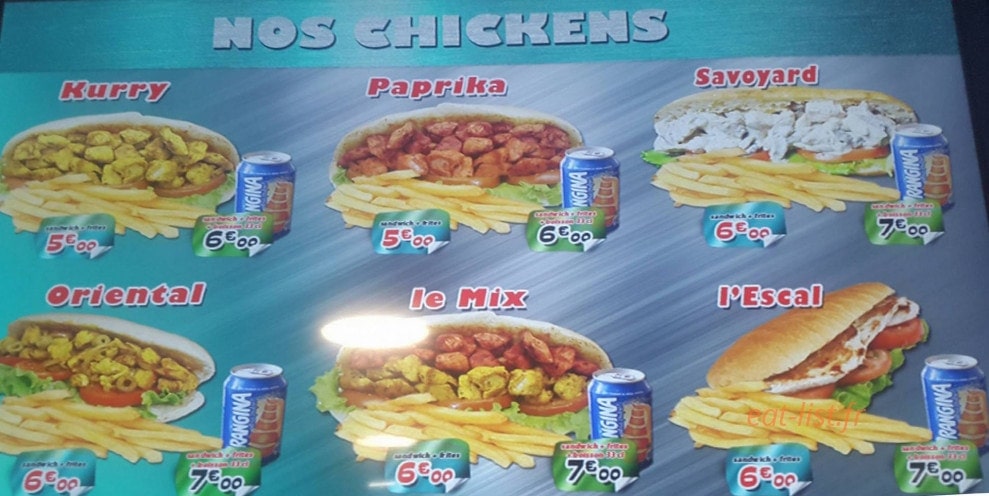 Delice kebab — carte page 2
