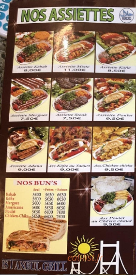 Istanbul Grill — carte page 2