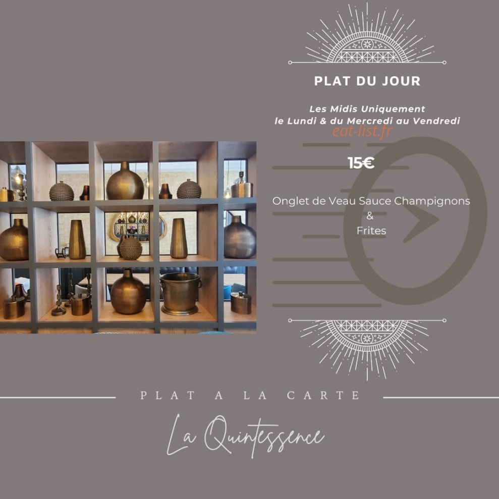 La Quintessence — carte page 1