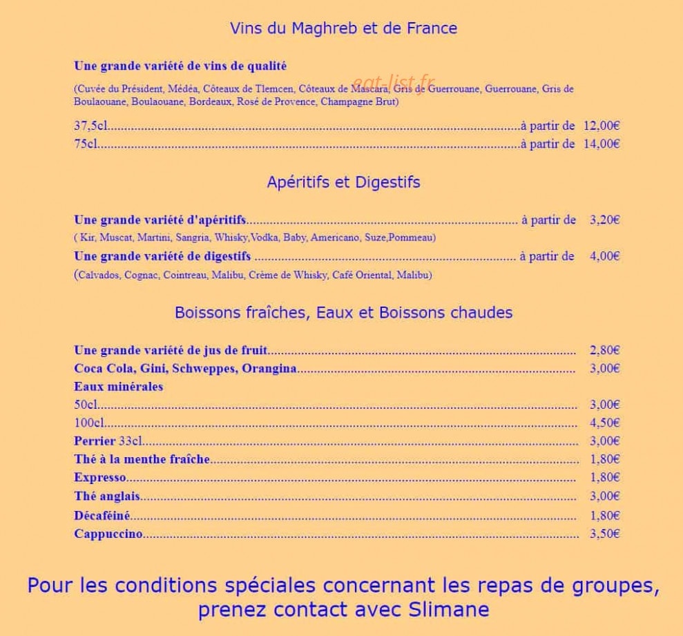 Le Dattier — carte page 2