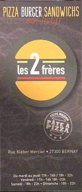 Les 2 frères — carte page 1