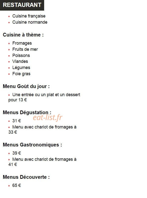 La Pommeraie — carte page 1