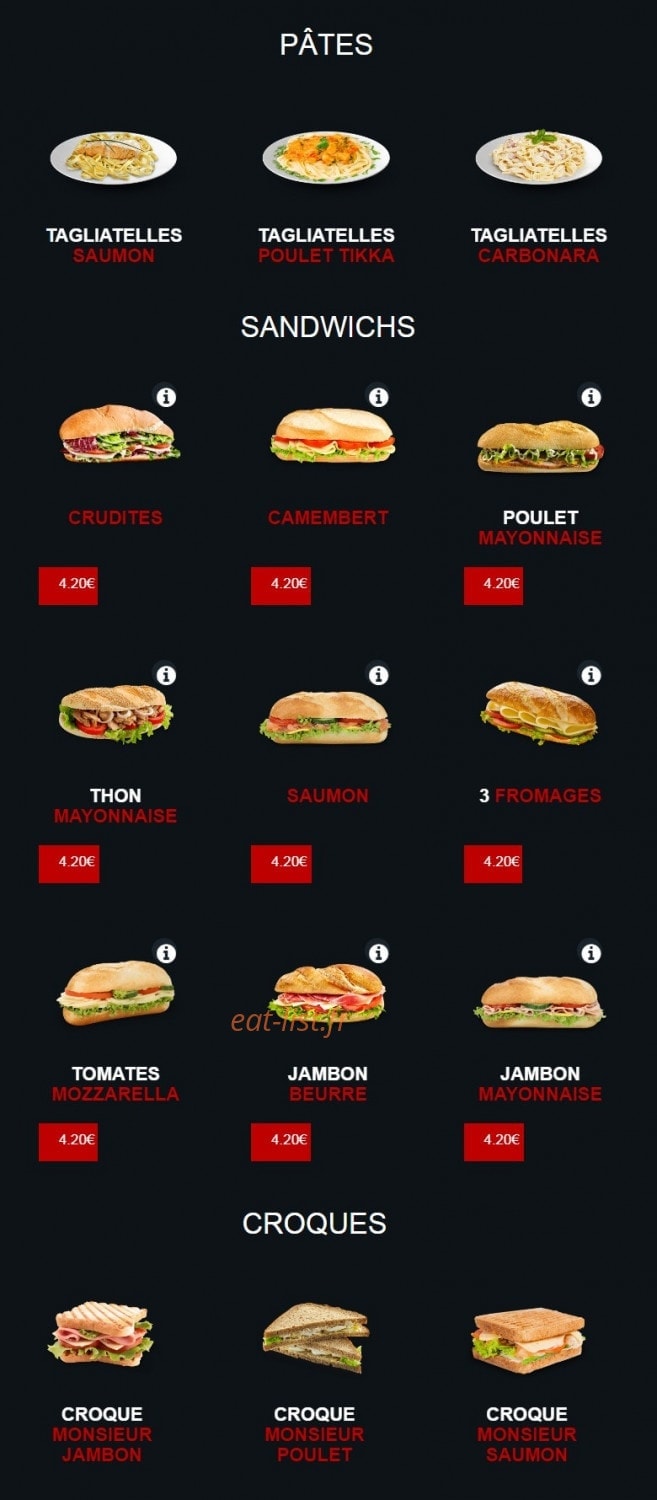 Délices Pizza — carte page 7