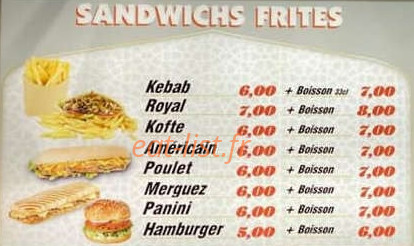 Kebab Istanbul — carte page 1