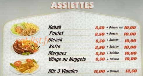 Kebab Istanbul — carte page 3
