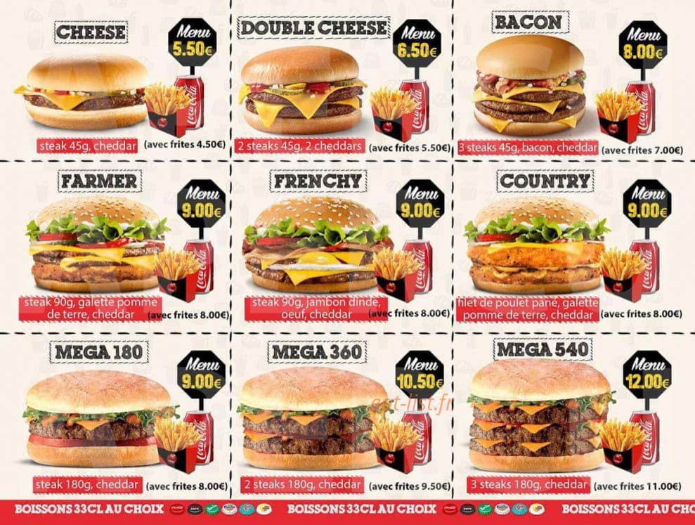 Best Food — carte page 2