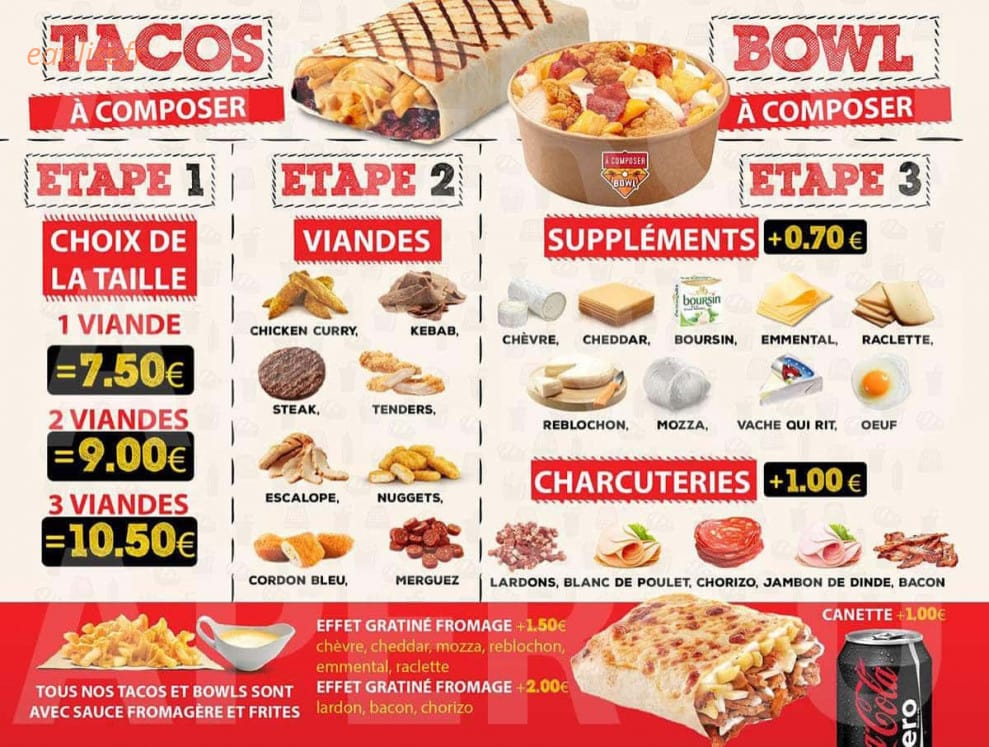 Best Food — carte page 3