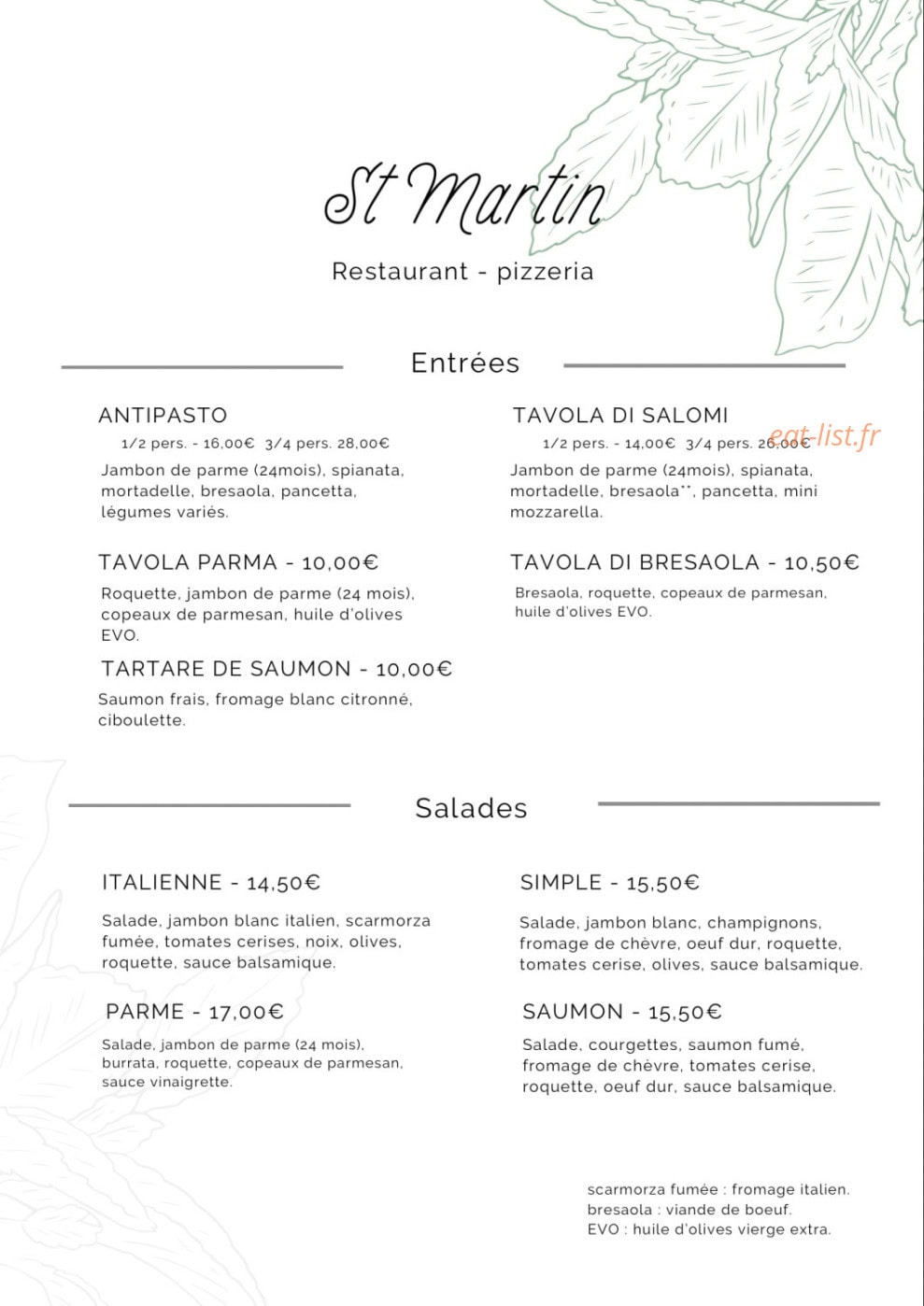 Saint Martin — carte page 1
