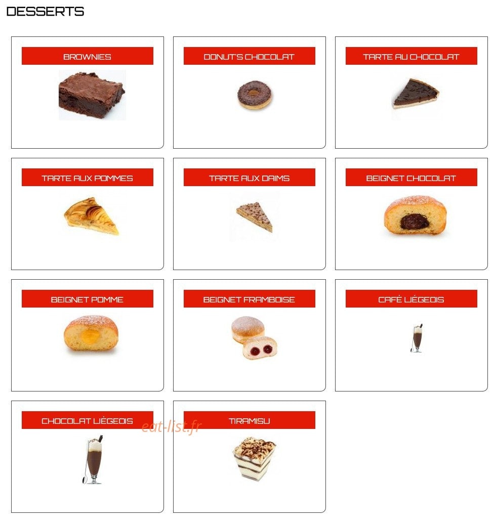 Pizzaland — carte page 4