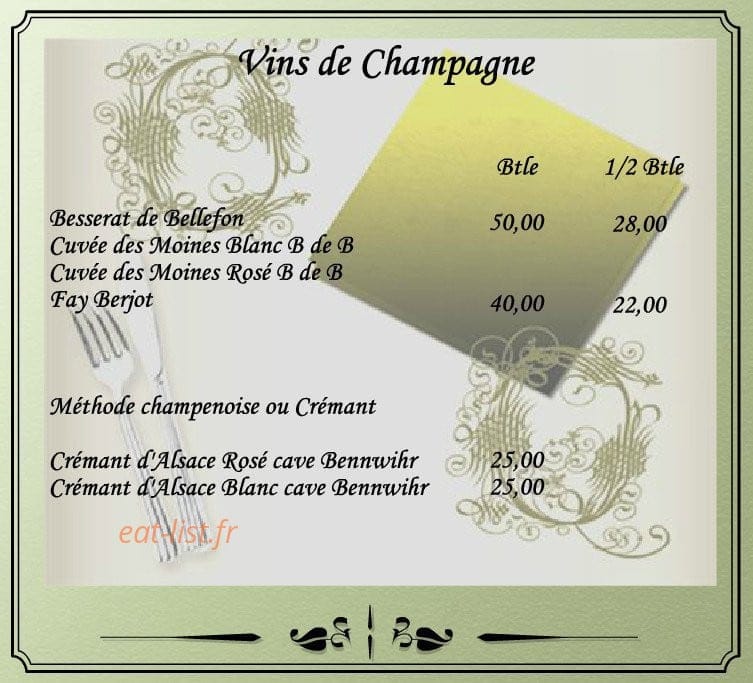 Auberge De L'Andelle — carte page 11