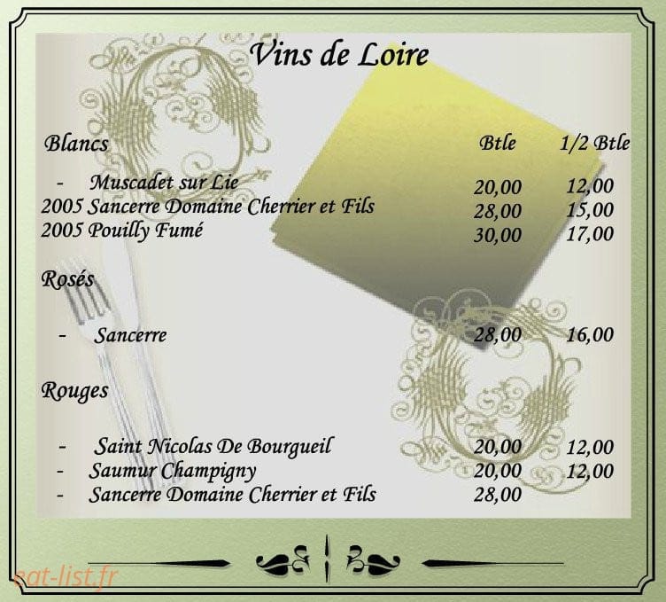 Auberge De L'Andelle — carte page 22
