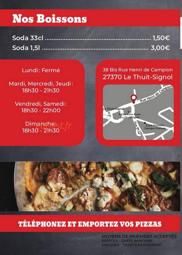 La Pâte à Thuit — carte page 4