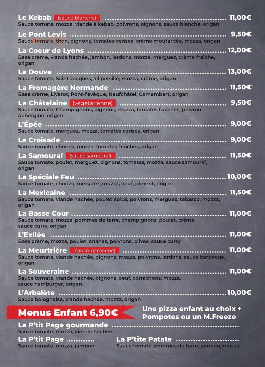 La Pâte à Thuit — carte page 3
