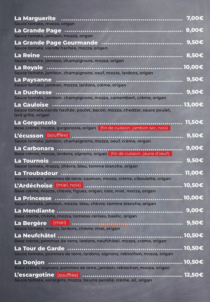 La Pâte à Thuit — carte page 2