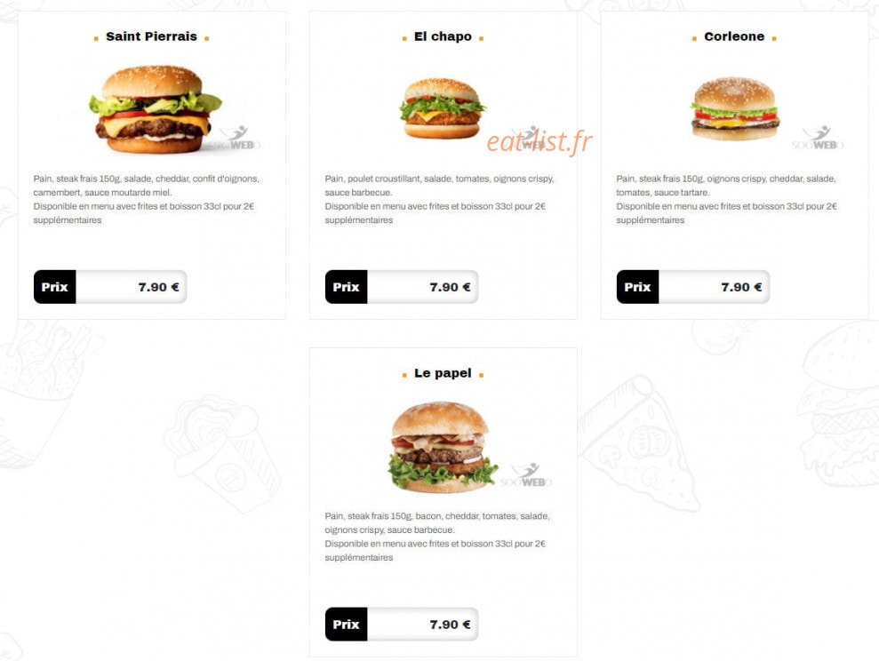 MyBurger27 — carte page 3